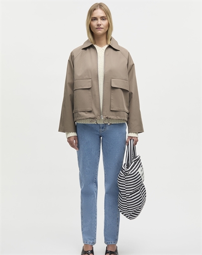 Mads Nørgaard - Cotton Pol Delish Jakke - Walnut